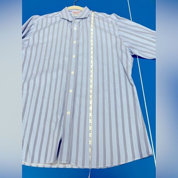 Men’s Dress Shirt. 100% Handmade. Pristine Condition. Size Xl - Picture 2 of 6